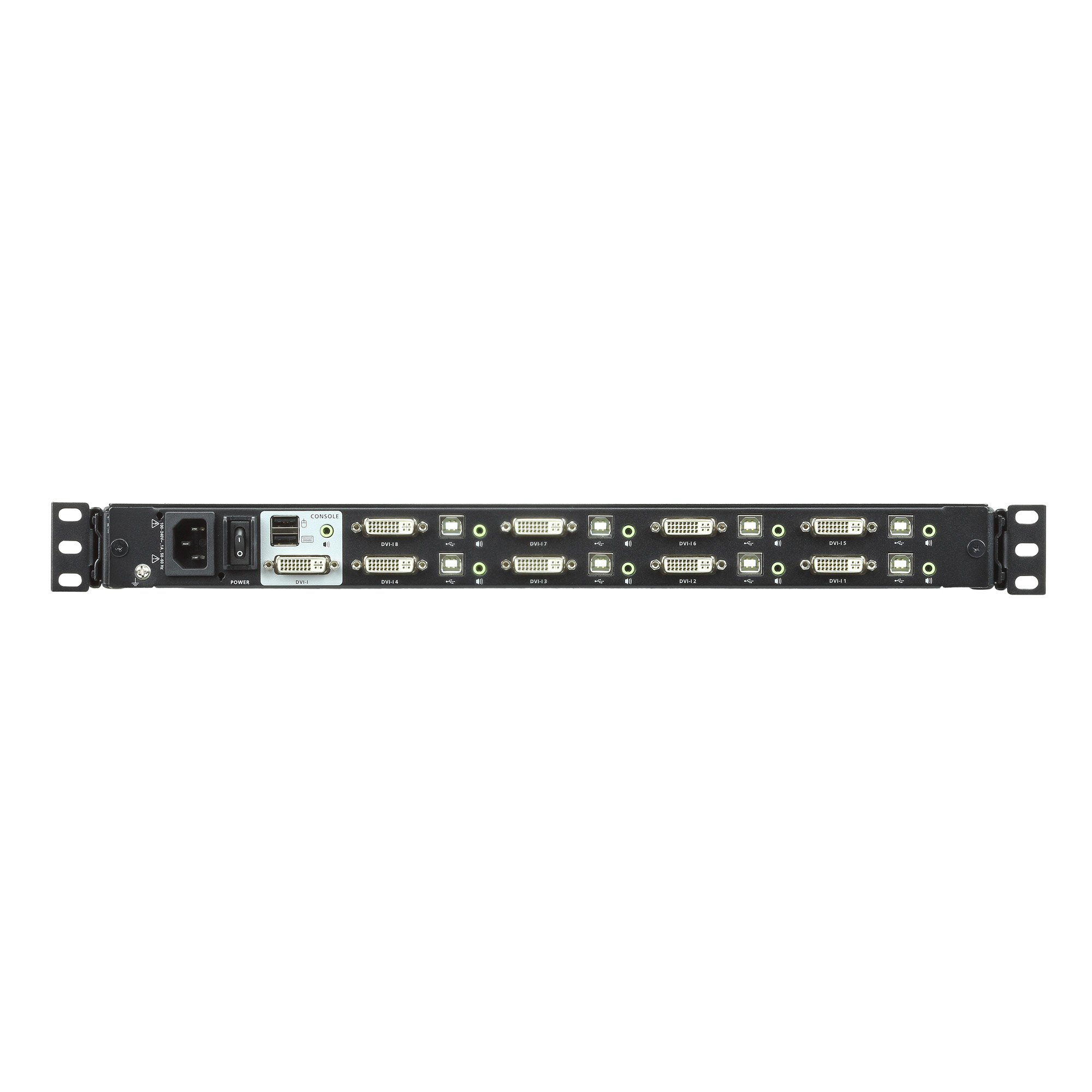 ATEN CL6708MW - KVM-Konsole mit KVM-Switch - 8 Anschlüsse - USB - 43.9 cm (17.3)