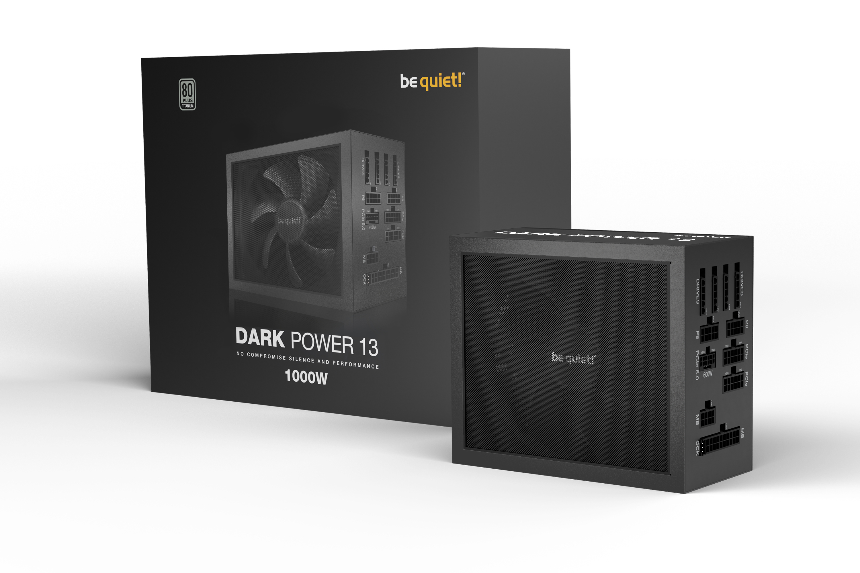 Be Quiet! Dark Power 13 - 1000 W - 100 - 240 V - 1100 W - 50/60 Hz - 13/6 A - 6 A, Ansicht 3