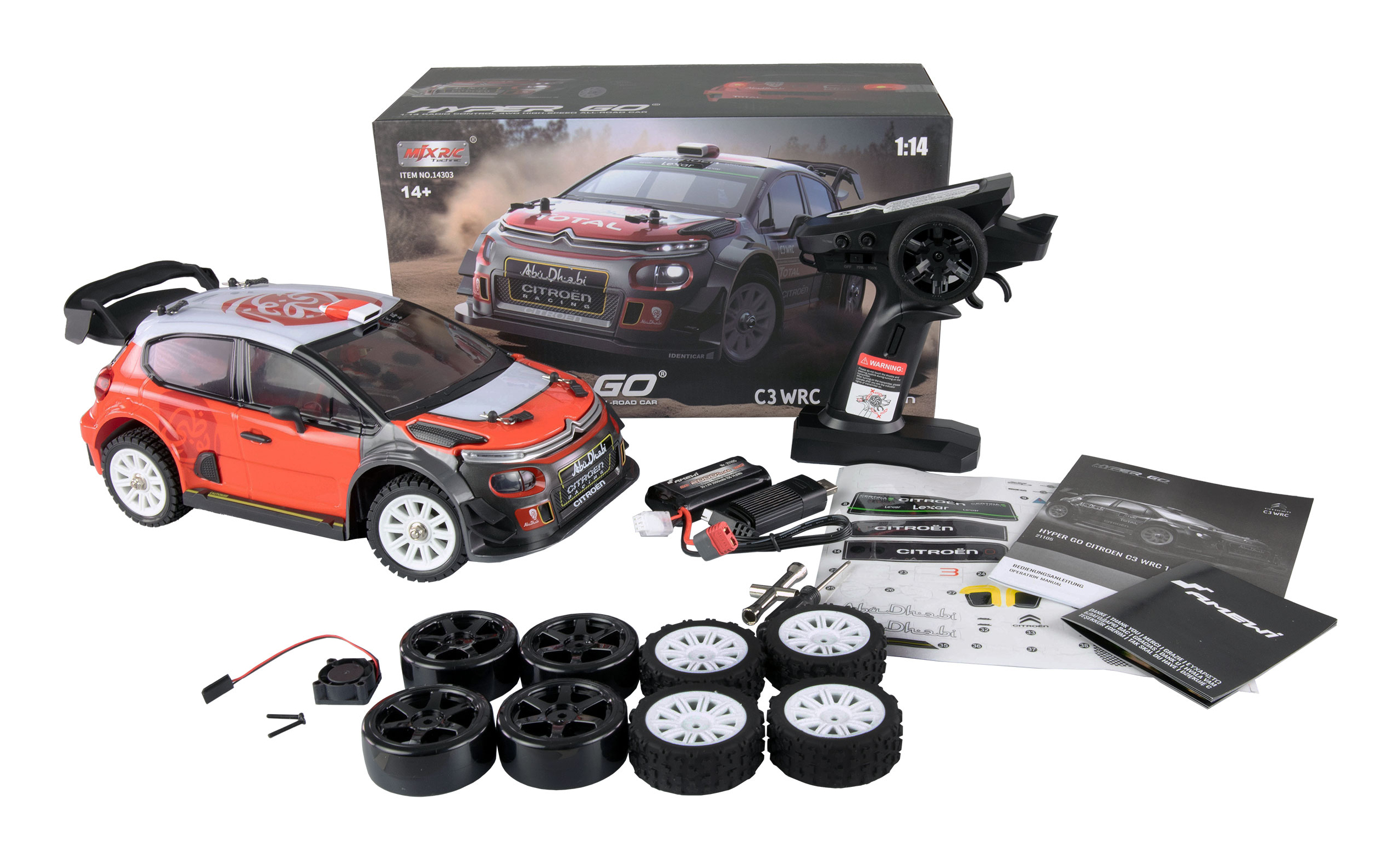 Amewi Rally Hyper Go Citroen C3 WRC Brushless RTR 1 14, Ansicht 2