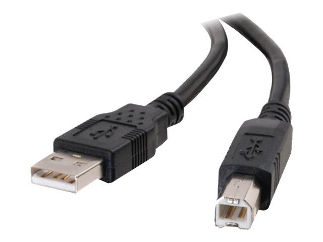 C2G 9.8ft USB A to USB B Cable - USB A to B Cable - USB 2.0 - Black - MM - USB-Kabel - USB (M)