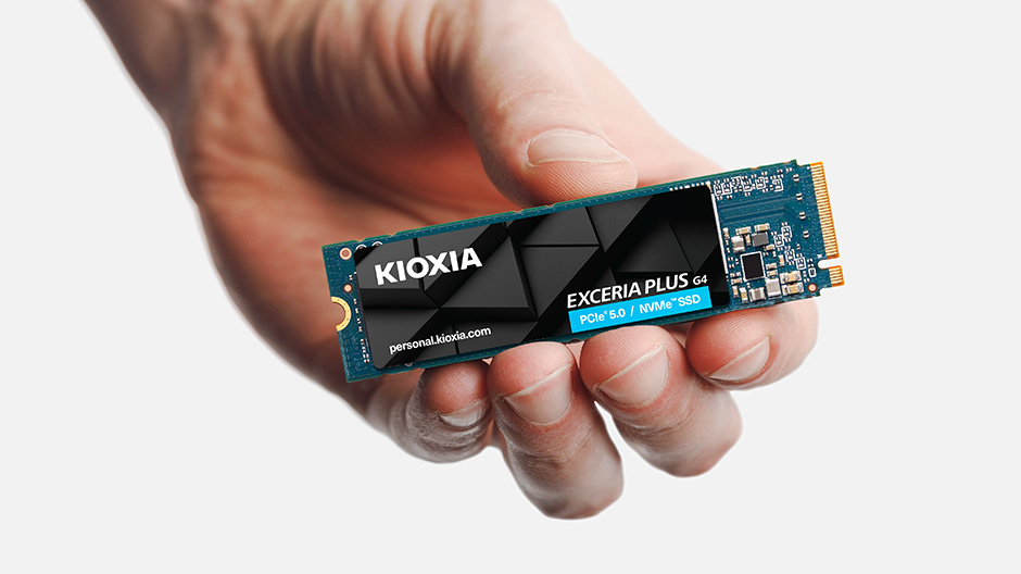 Kioxia EXCERIA PLUS G4 NVMe 2TB M.2 2280 PCIe Gen5x4 BiCS FLASH, Ansicht 3