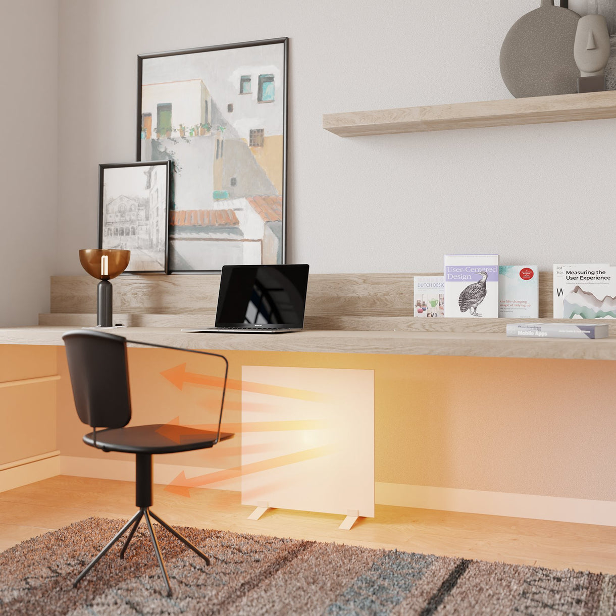 Hombli smartes Infrarot Heizpanel 350W, Ansicht 2