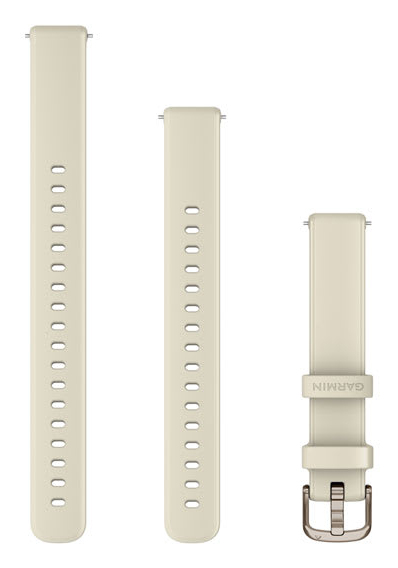 Garmin Ersatzarmband 14mm Silikon für Lily 2 coconut/cream gold, Ansicht 2