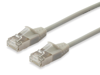 Equip Patchkabel Cat6A Slim F/FTP 2xRJ45 beige LSZH Polybeutel - Kabel - Netzwerk