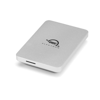 OWC Envoy Pro Elektron - SSD-Gehäuse - M.2 - M.2 - 10 Gbits - USB Anschluss - Silber