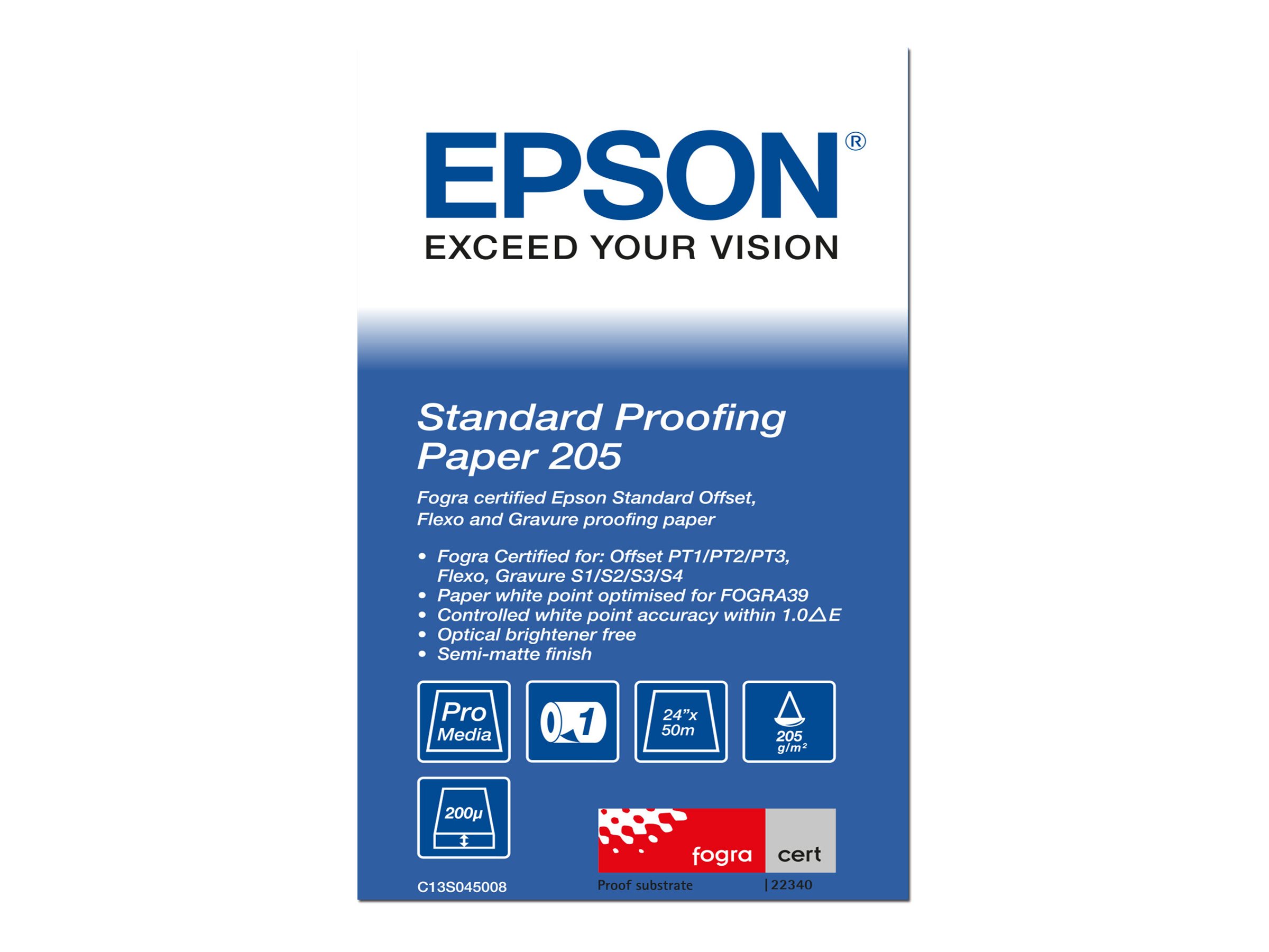 Epson Proofing Paper Standard - Rolle A1 (610 cm x 50 m)