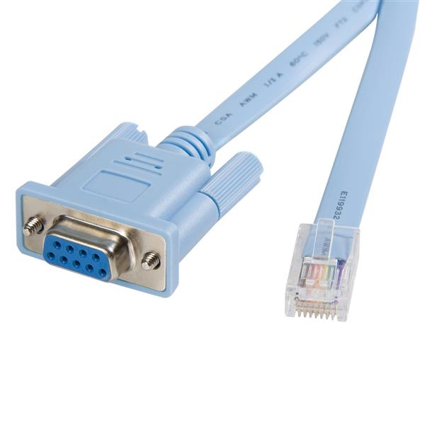 StarTech.com 1,8m RJ45 auf DB9 Cisco Konsolen Management Router Kabel - St/Bu - Kabel seriell - RJ-45 (M), Ansicht 2
