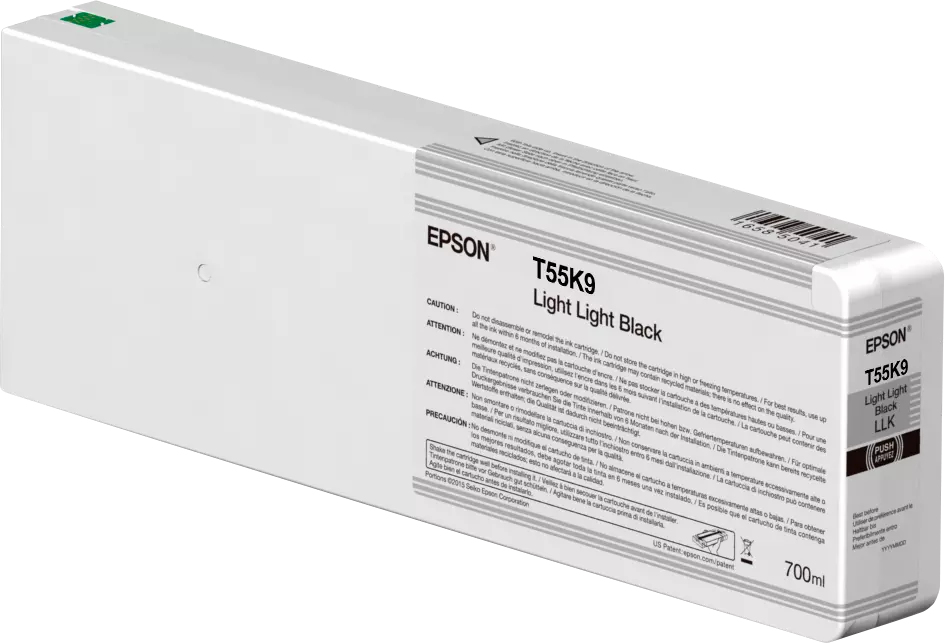 Epson T55K9 - 700 ml - Light Light Black - original, Ansicht 2