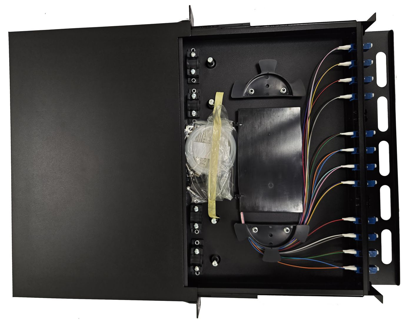 Lanview Fiber Optic Sliding Panel ODF LC SM OS2 24 Cores, Ansicht 2