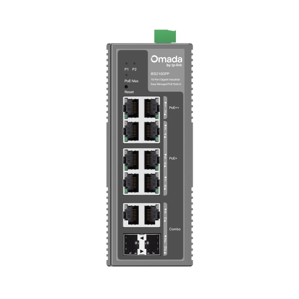 TP-LINK Omada IES210GPP V1.6 - Switch - industriell - managed - 6 x 10/100/1000 (PoE+), Ansicht 3