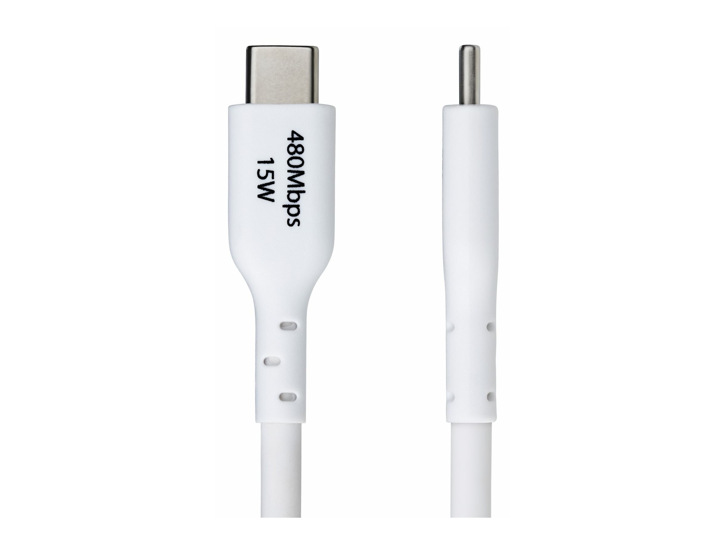 StarTech.com 3m (9.8ft) White USB-A to USB-C Charging Cable/Cord, M/M - USB-Kabel - USB (M), Ansicht 3