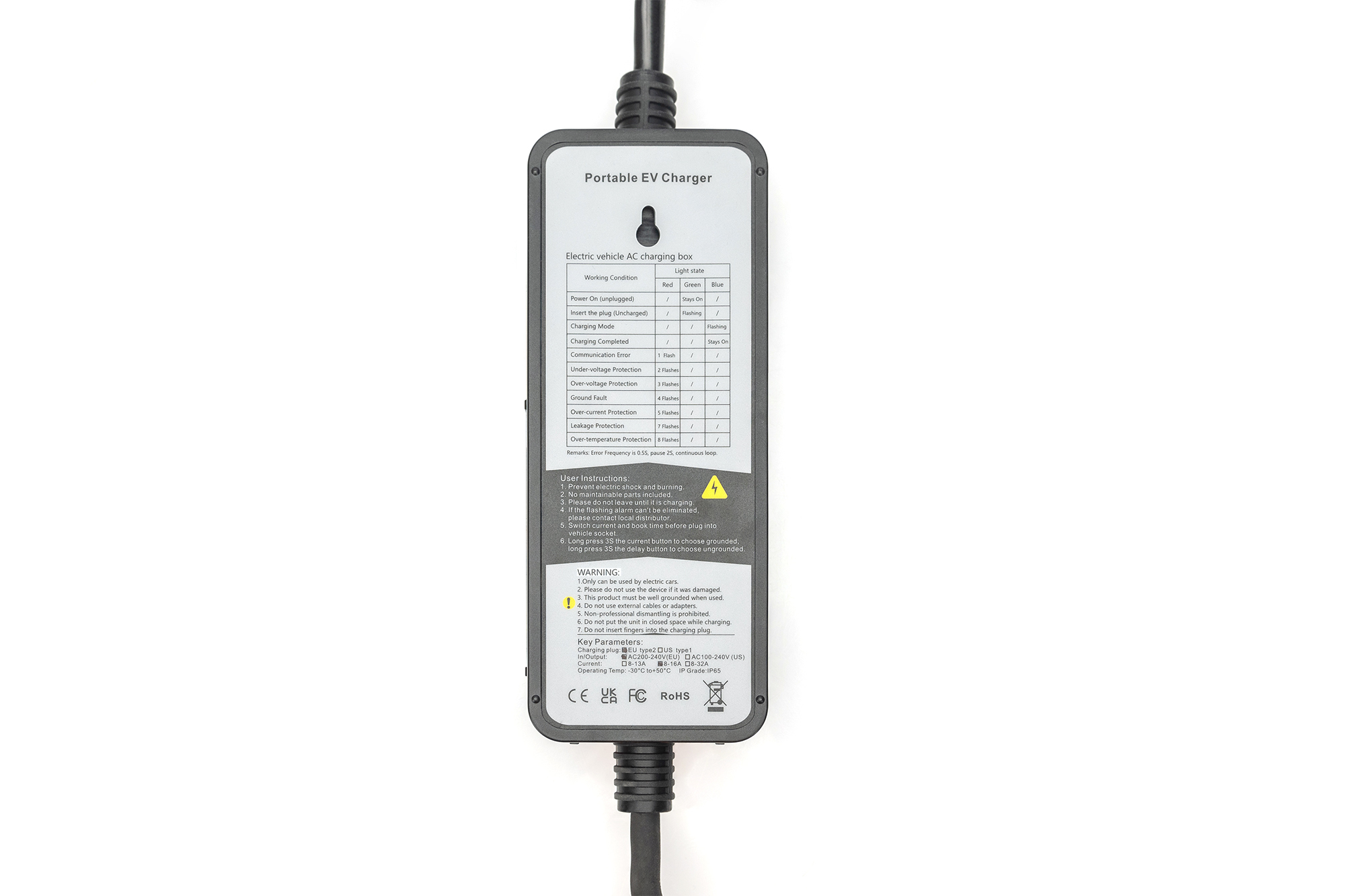 DIGITUS EV Ladegerät für Haushaltssteckdose, Ansicht 2