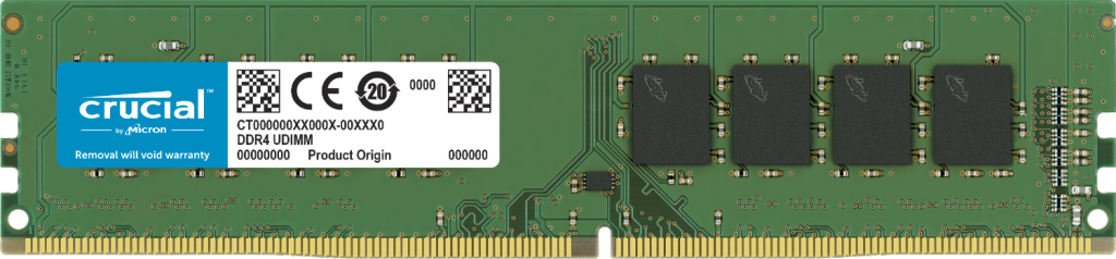 Crucial DDR4 - Modul - 8 GB - DIMM 288-PIN, Ansicht 2