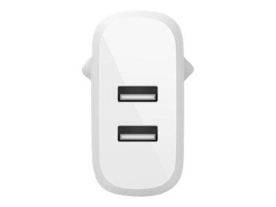 Belkin BoostCharge - Netzteil - 24 Watt - 2 Ausgabeanschlussstellen (USB), Ansicht 3
