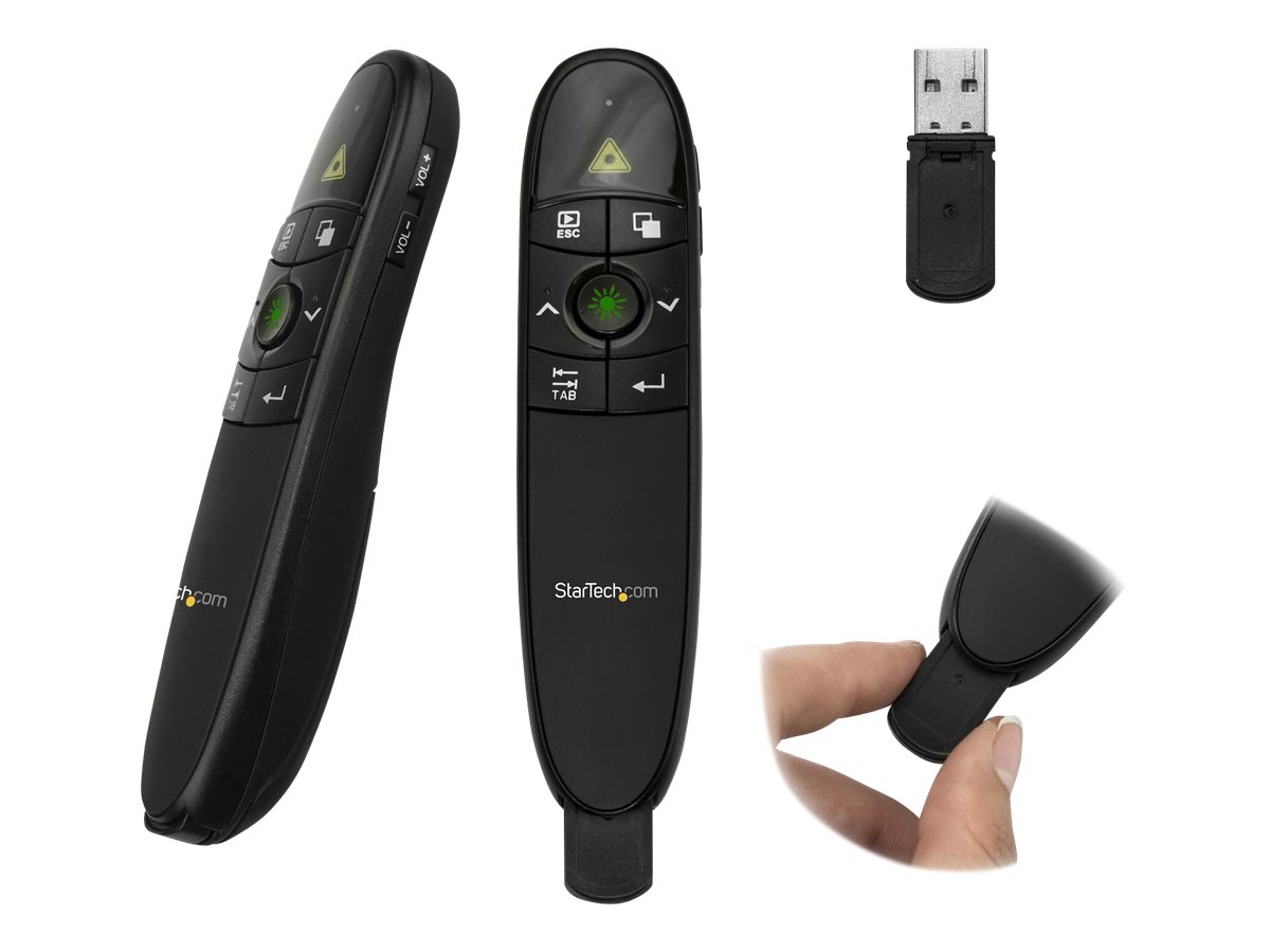 StarTech.com Präsentationsfernbedienung PRESREMOTE(Wireless Presenter, PPT Fernbedienung, USB PowerPoint Presenter, 27m), Ansicht 4