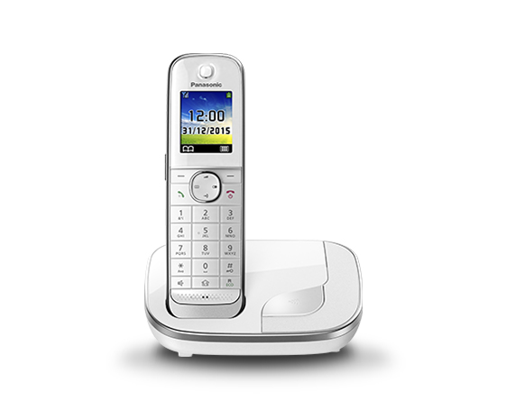 Panasonic KX-TGJ310GW - Schnurlostelefon mit Rufnummernanzeige, Ansicht 2
