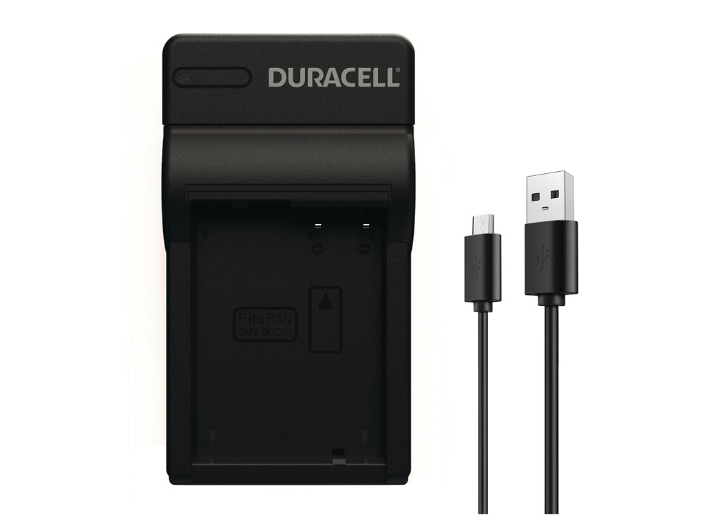 Duracell DRP5957 - USB - Indoor Batterieladegerät - Panasonic DMW-BLC12 - Schwarz - 5 V - 5 V, Ansicht 2