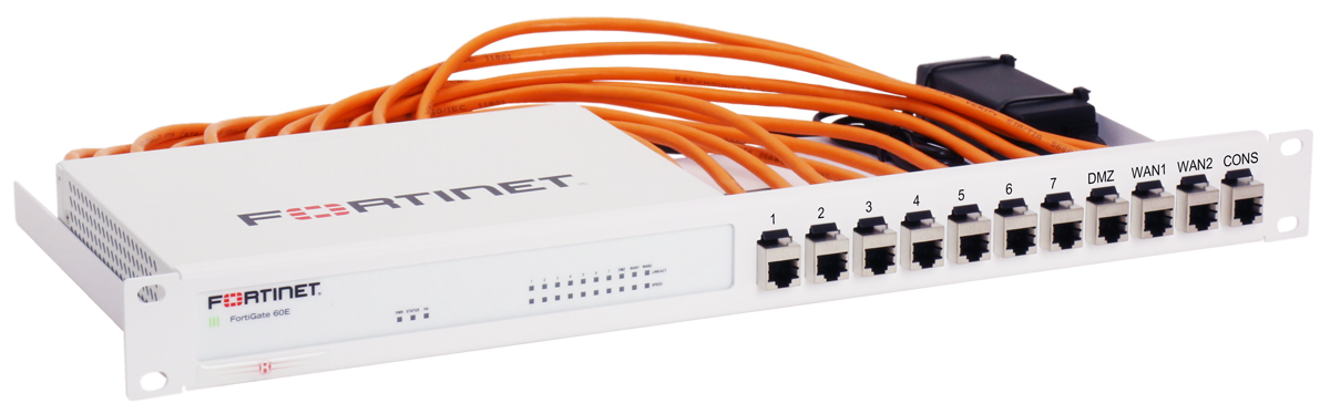Rackmount.IT RM-FR-T10I - Rackmontagesatz - RJ-45 X 11 - RAL 9003, Signal White - 1U - 48.3 cm (19), Ansicht 2