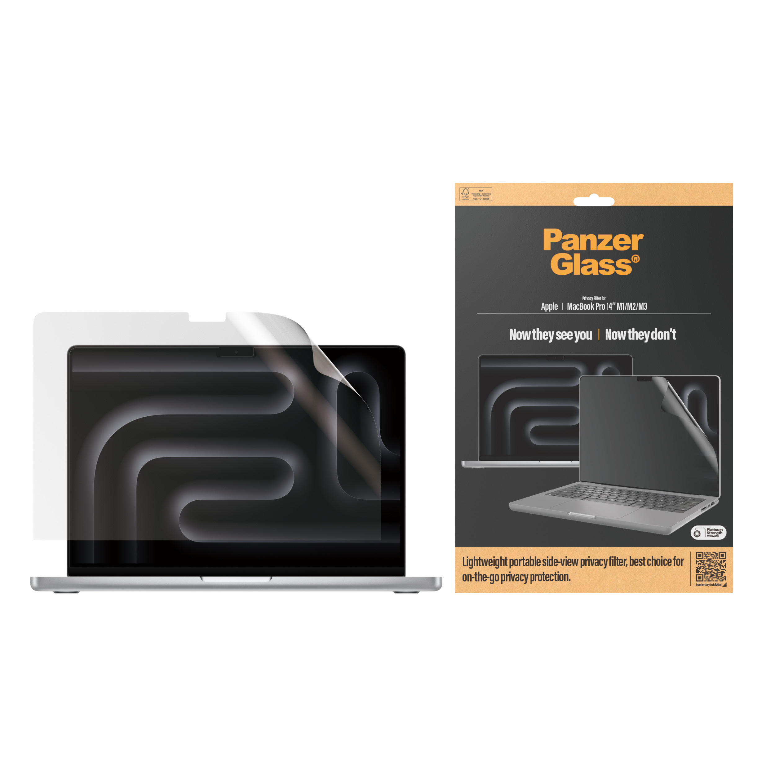 PanzerGlass Blickschutzfilter für Notebook, Ansicht 4