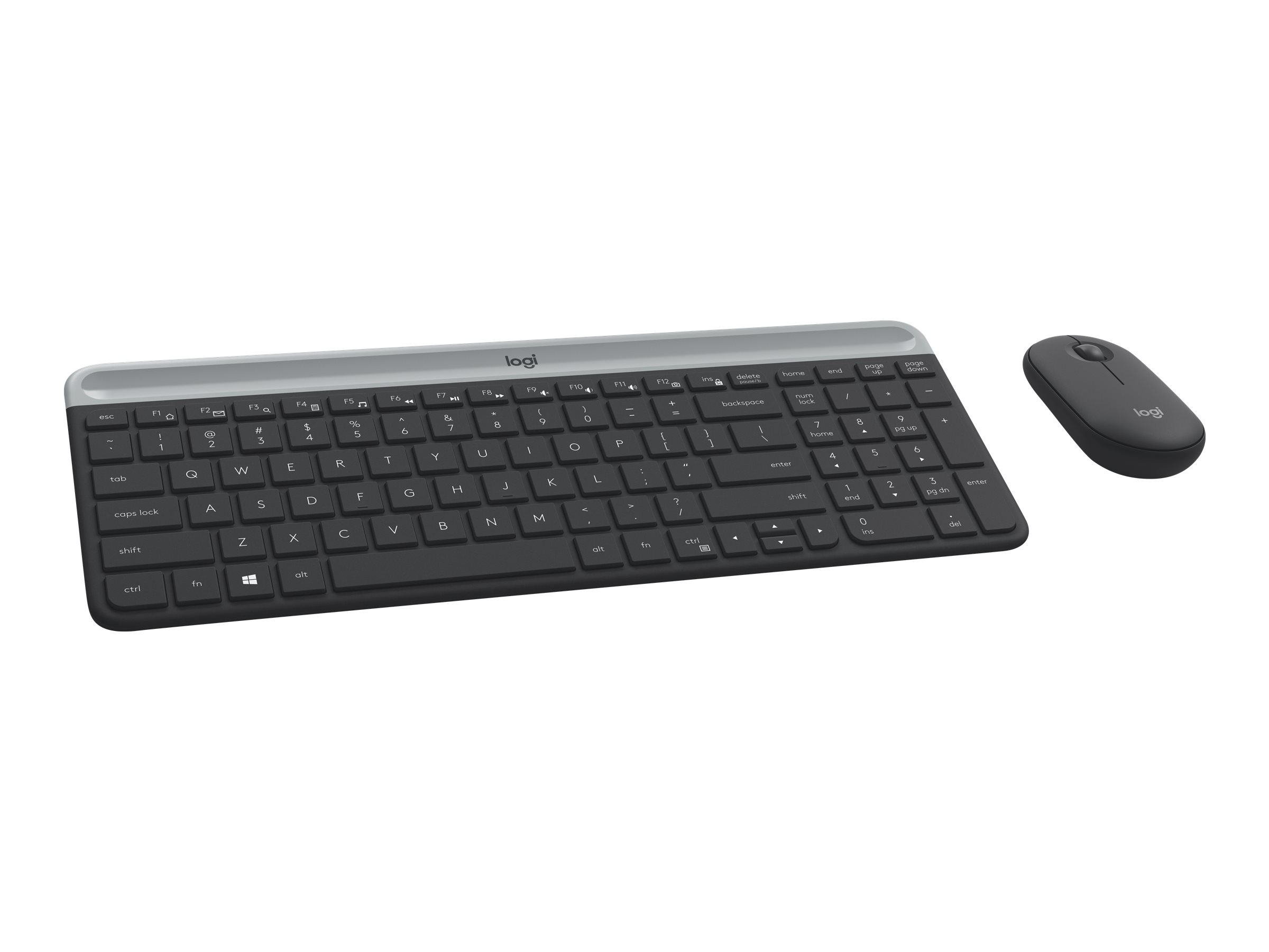 Logitech Slim Wireless Combo MK470 - Tastatur-und-Maus-Set - TL: Slowenisch, QWERTY, Ansicht 5