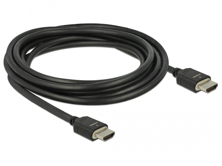 Delock Ultra High Speed - HDMI-Kabel mit Ethernet - HDMI männlich zu HDMI männlich - 3 m - Dreifachisolierung, Ansicht 2