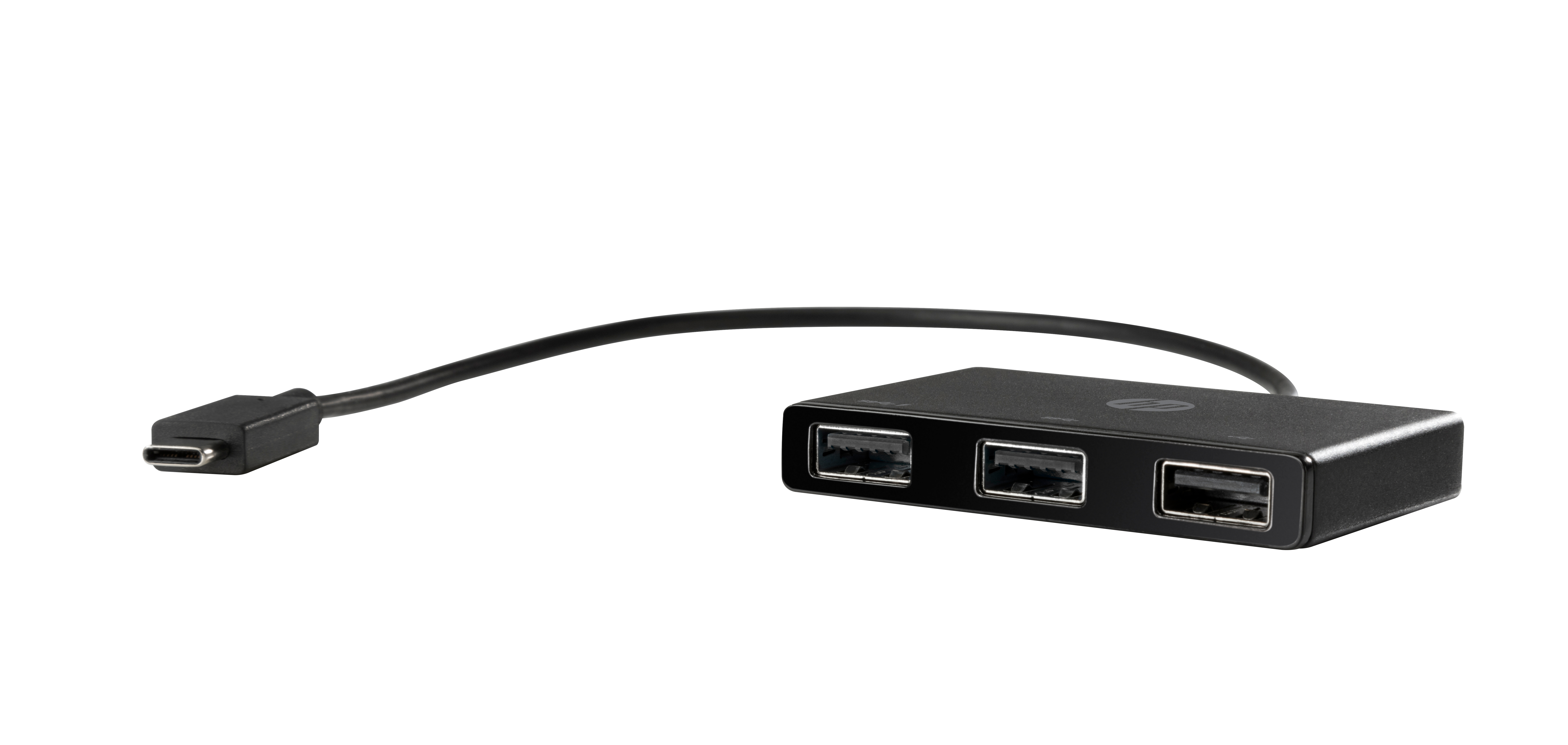 HP USB-C to USB-A - Hub - 3 x SuperSpeed USB 3.0, Ansicht 2