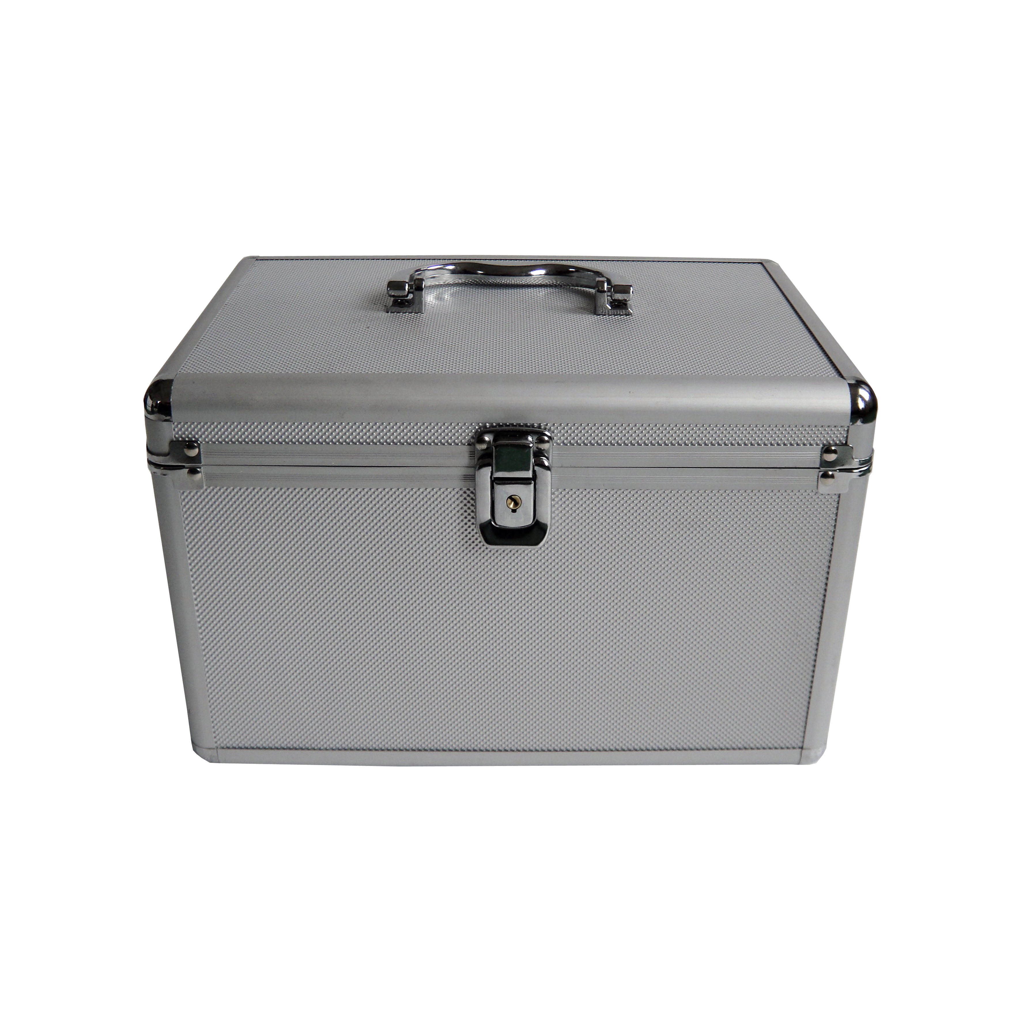 MEDIARANGE BOX75 - Gehäusebox - 200 Disks - Silber - Fleece - Kunststoff - Holz - 120 mm - Aluminium, Ansicht 2