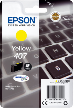 Epson 407 - 20.3 ml - L-Größe - Gelb - original, Ansicht 2