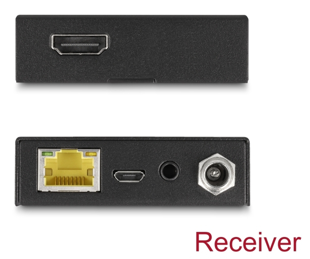 Delock HDMI Extender Setüber Cat.6 Kabel 4K 60 Hz 50 m - Kabel - Digital/Display/Video, Ansicht 3