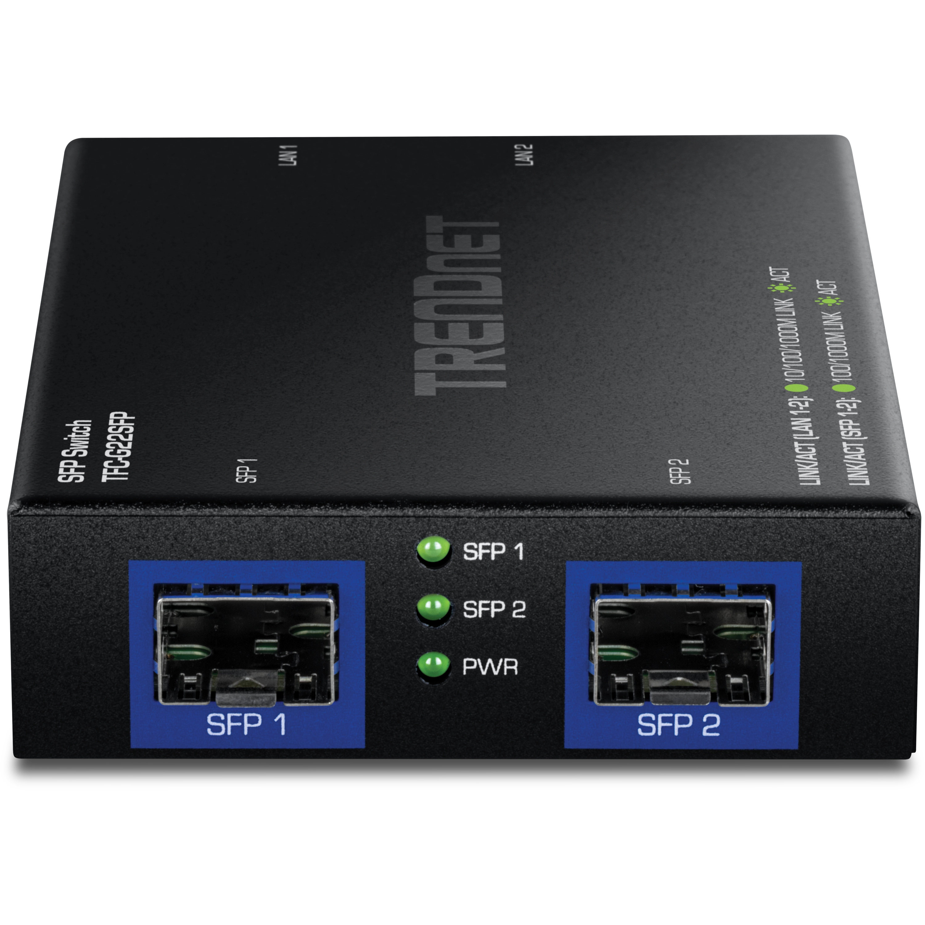 TRENDnet Switch WITH - Switch - TFC-G22SFP - Switch - 1 Gbps, Ansicht 2