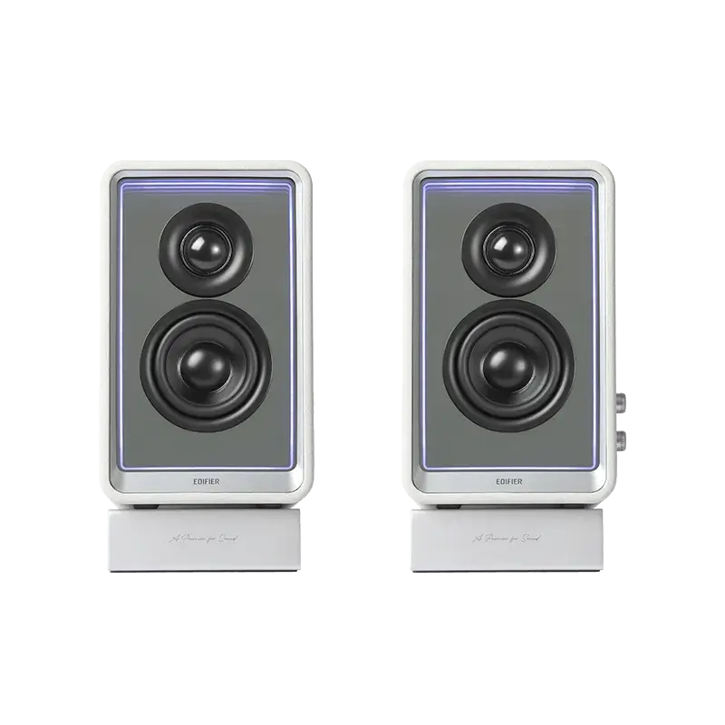 Edifier QR65 Aktive Design-Lautsprecher RGB Weiß retail - Lautsprecher - Lautsprecher - Bluetooth, Ansicht 2