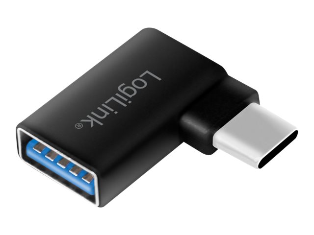 LogiLink USB-Adapter - USB-C (M) gewinkelt zu USB (W)