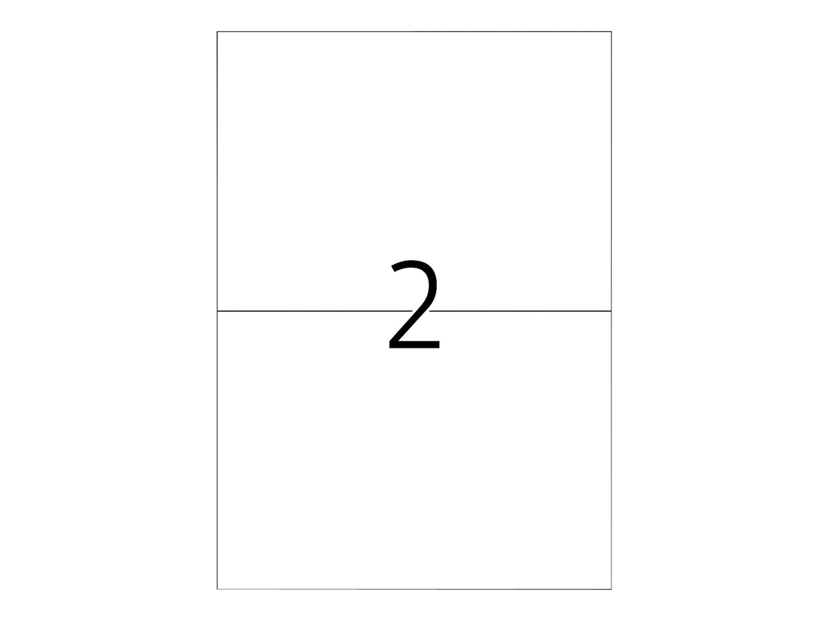 HERMA Premium - Papier - matt - permanent selbstklebend - weiß - A5 (148 x 210 mm), Ansicht 3