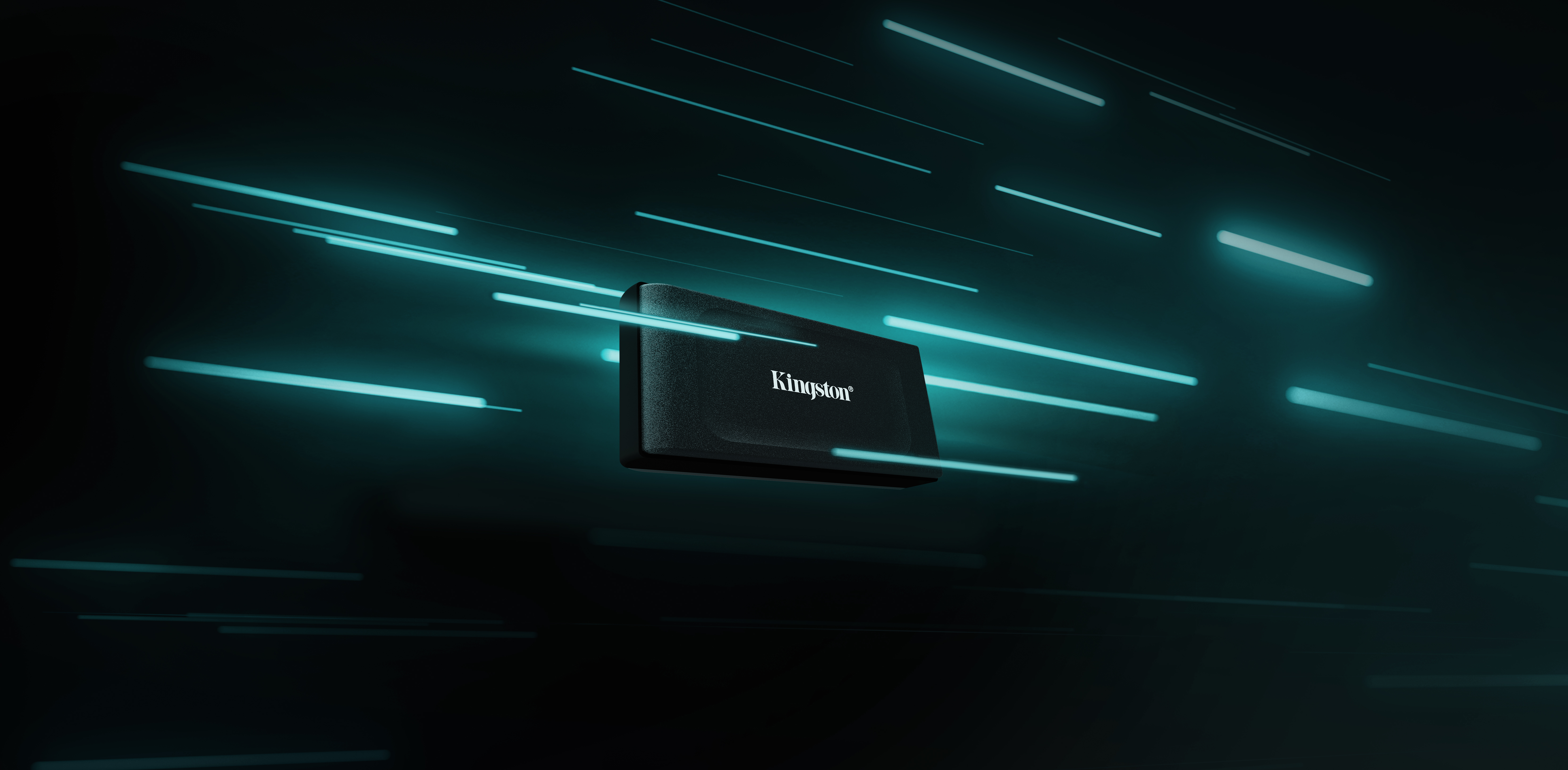 Kingston XS1000 - SSD - 1 TB - extern (tragbar) - USB 3.2 Gen 2 (USB-C Steckverbinder), Ansicht 4