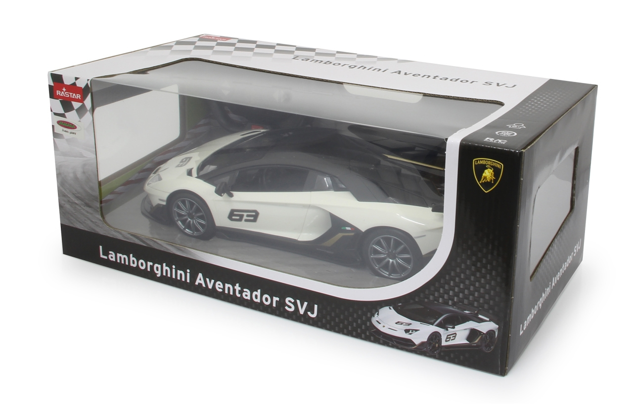 JAMARA Lamborghini Aventador SVJ Performance 1:14 weiß 2.4GHz A - Sportwagen - Elektromotor - 1:16 - Betriebsbereit(RTR), Ansicht 2