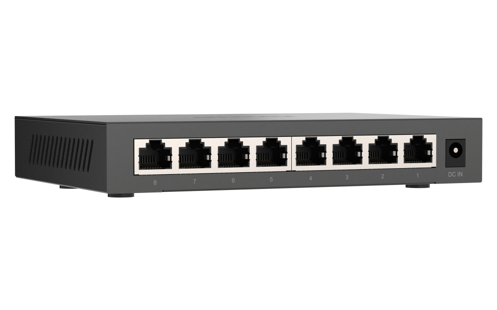QNAP QSW-1108-8T-R2 - Switch - unmanaged - 8 x 10/100/1000/2.5G, Ansicht 3