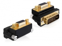 Delock - VGA-Adapter - HD-15 (VGA) (W) zu DVI-I (M) - 270° Stecker