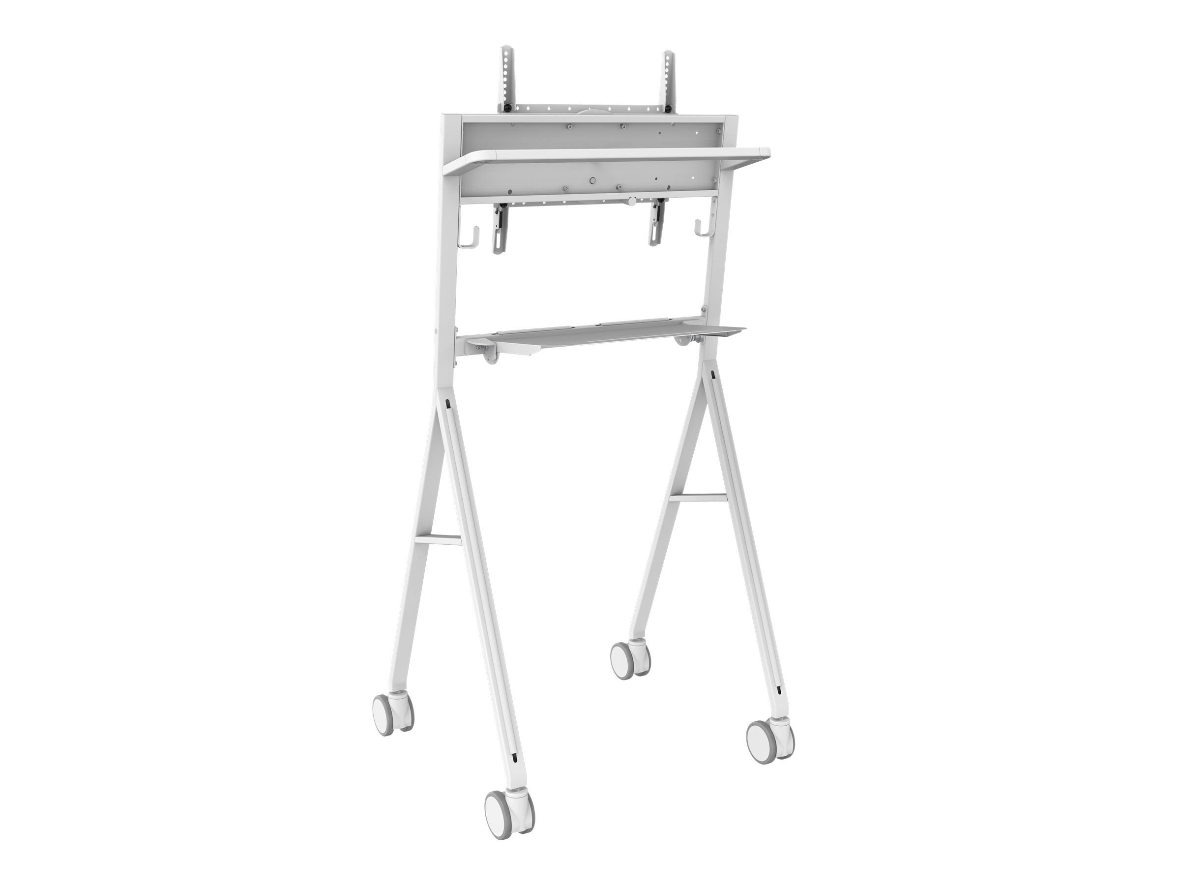 Vision VFM-F10 - Wagen - für Flachbildschirm - Stahl - Off-White - Bildschirmgröße: 127-139.7 cm (50-55), Ansicht 5