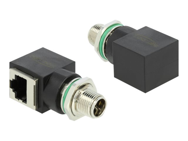 Delock Netzwerkadapter - 8-polig M12 (M) zu RJ-45 (W)