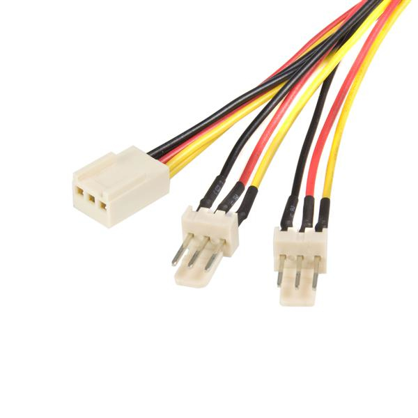 StarTech.com 30cm TX3 Lüfter Splitter Kabel - 3 pin Lüfter Stromkabel - Netzsplitter für Lüfter, Ansicht 4