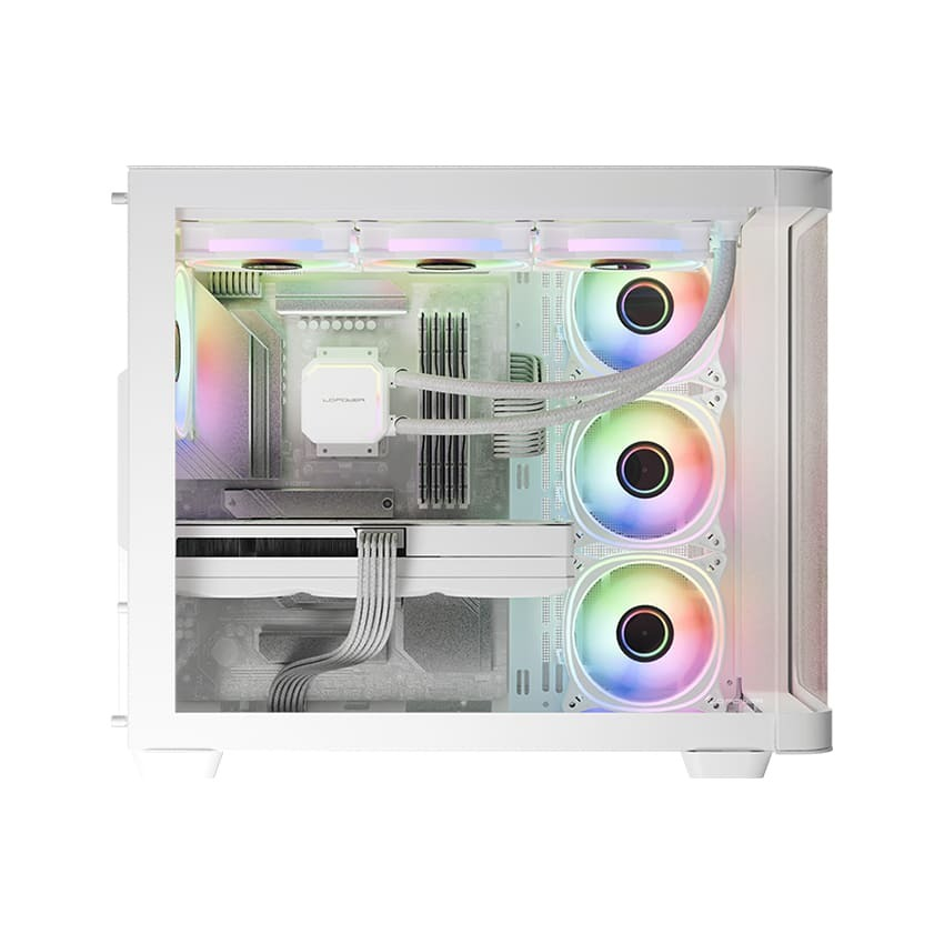 LC-Power Geh Midi ATX 8001W Pro-Storm Light o.N. - Midi/Minitower - ATX, Ansicht 4