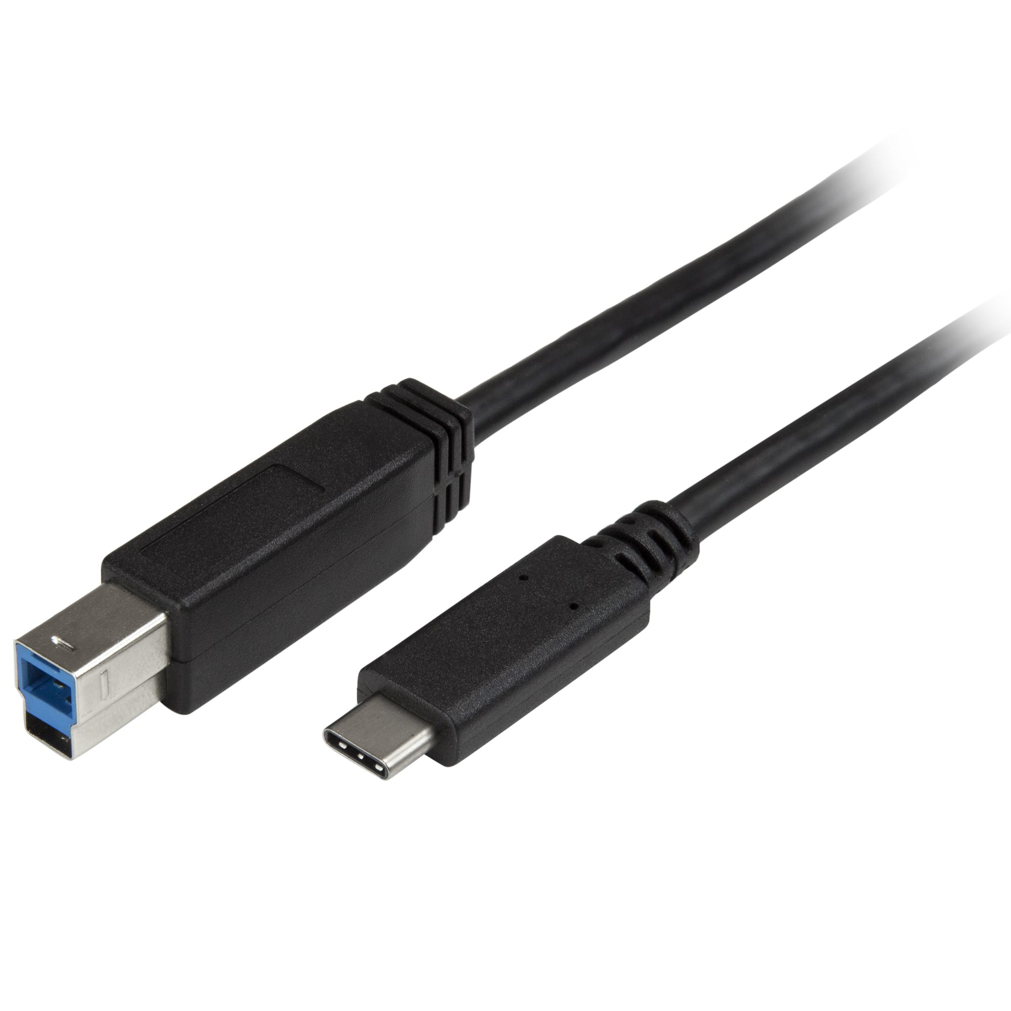 StarTech.com USB315CB2M, 2 m, USB C, USB B, USB 3.2 Gen 1 (3.1 Gen 1), Männlich/Männlich, Schwarz