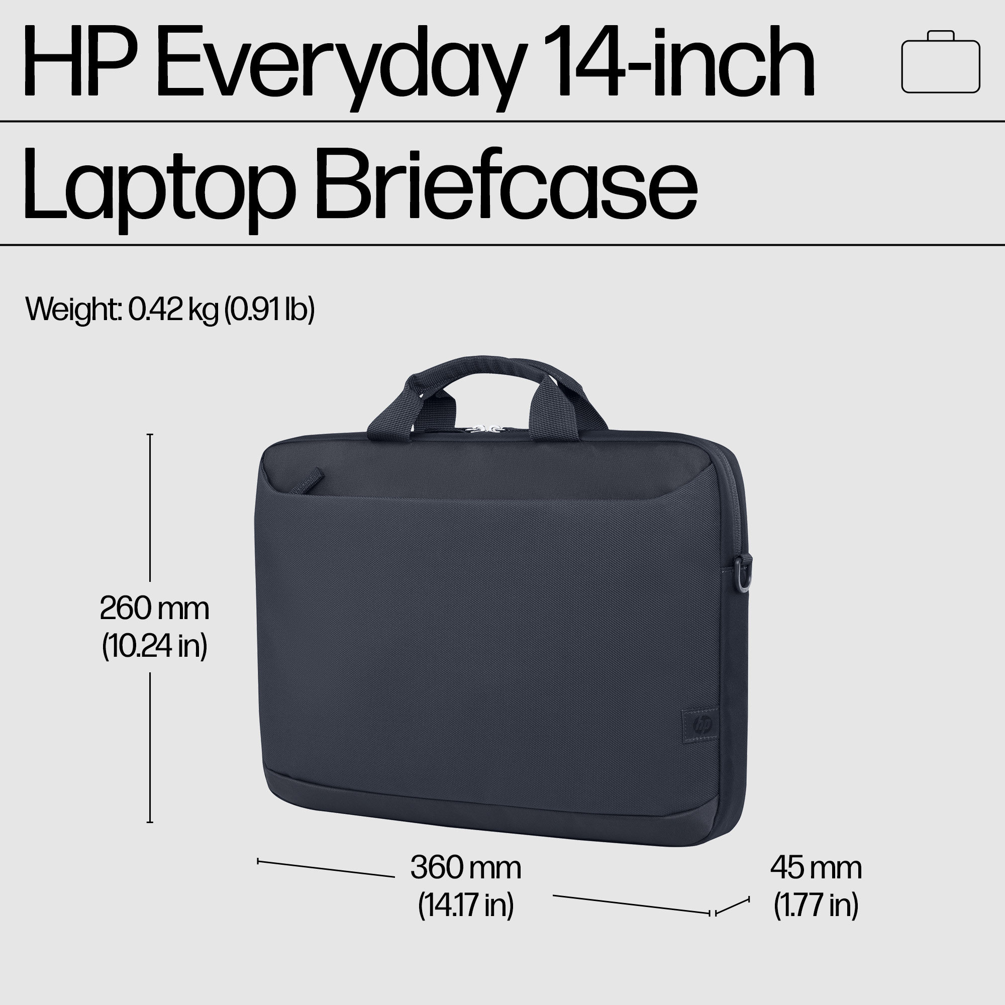 HP Everyday - Notebook-Tasche - 35.8 cm (14.1), Ansicht 4