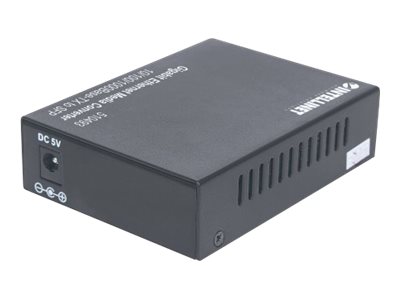 Intellinet Gigabit Ethernet to SFP Media Converter 101001000Base-Tx to SFP slot empty - Medienkonverter - 1GbE - 10Base-T 100Base-TX 1000Base-T - RJ-45  SFP (mini-GBIC)