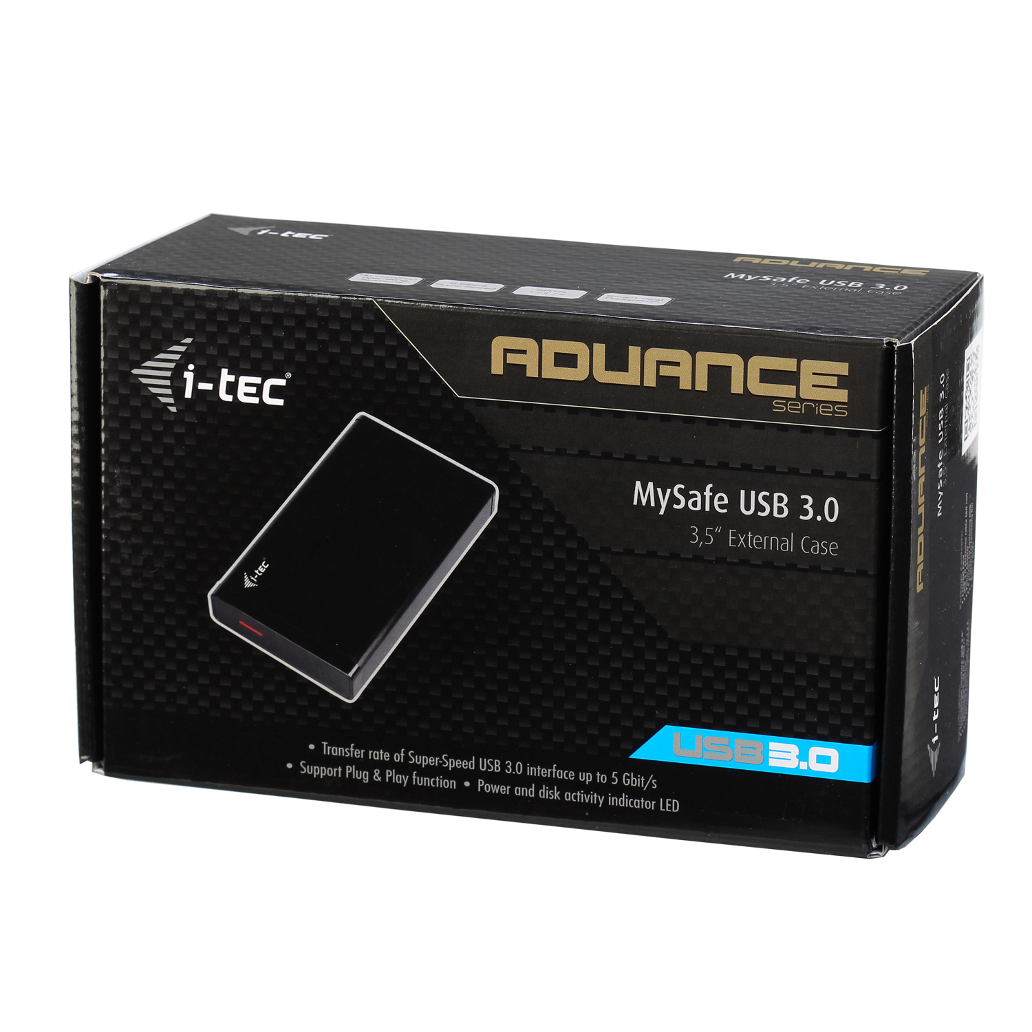 i-tec MySafe Advance - Speichergehäuse mit Netzanzeige, Ein/Aus-Schalter - 3.5 (8.9 cm), Ansicht 2
