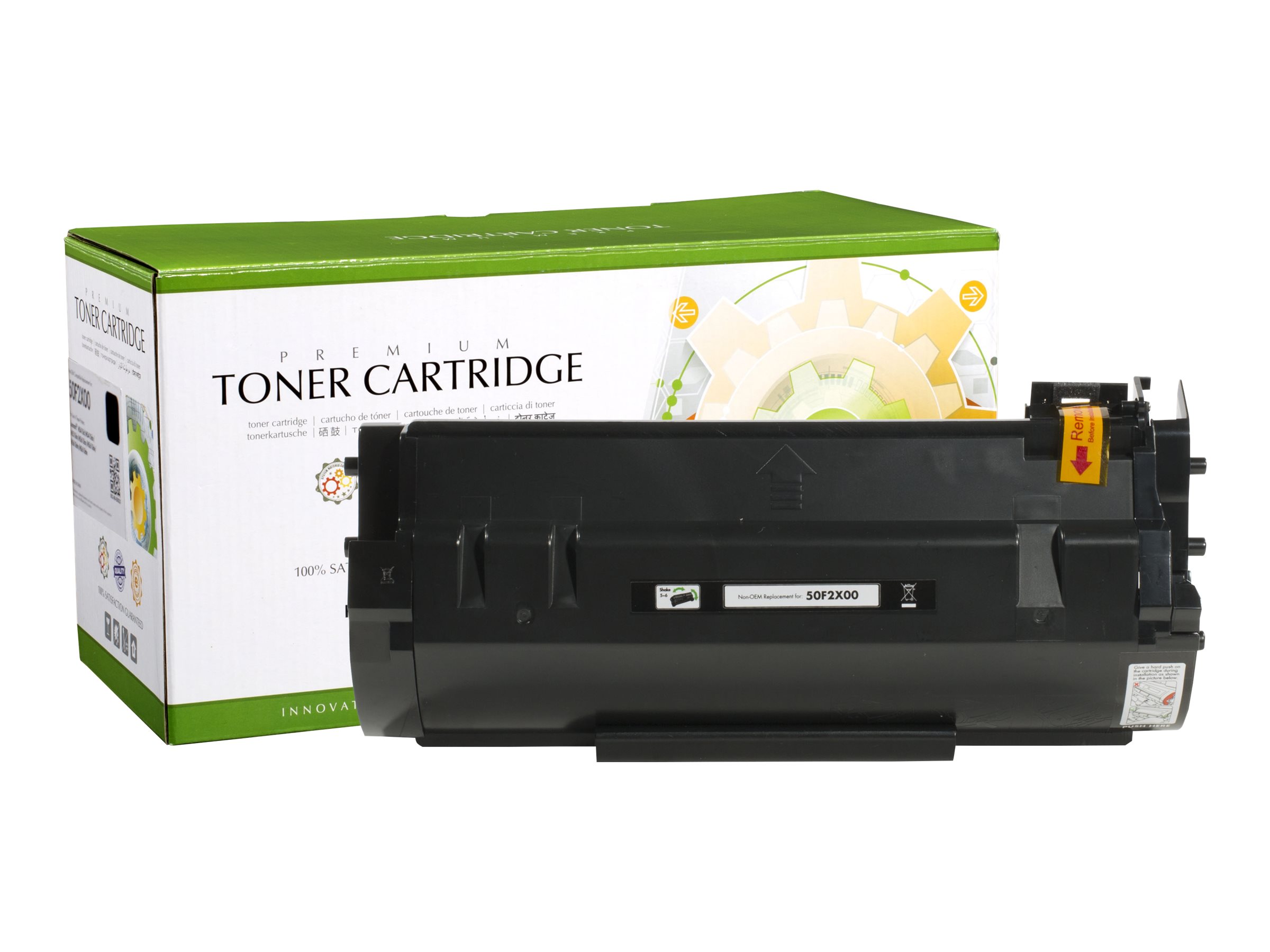 Static Control Schwarz - kompatibel - Tonerpatrone (Alternative zu: Lexmark 502X)