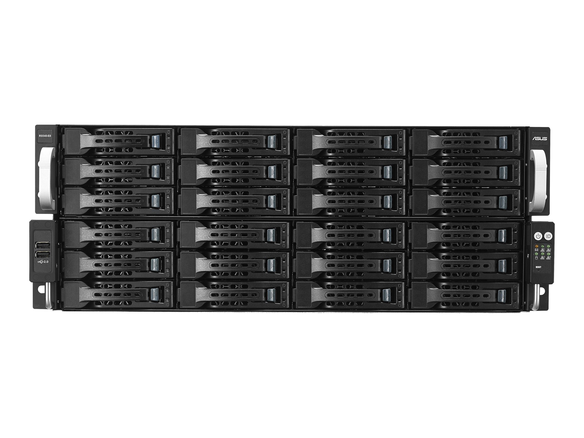 ASUS RS540-E8-RS36-ECP - Server - Rack-Montage - 4U - zweiweg - keine CPU - RAM 0 GB - SAS - Hot-Swap 6.4 cm, 8.9 cm (2.5&quot;, 3.5&quot;)