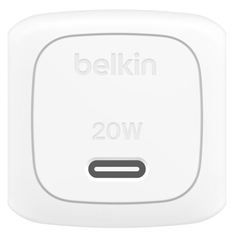 Belkin BoostCharge - Netzteil - kompakt - 20 Watt - Power Delivery 3.1, Fast Charge (24 pin USB-C), Ansicht 3