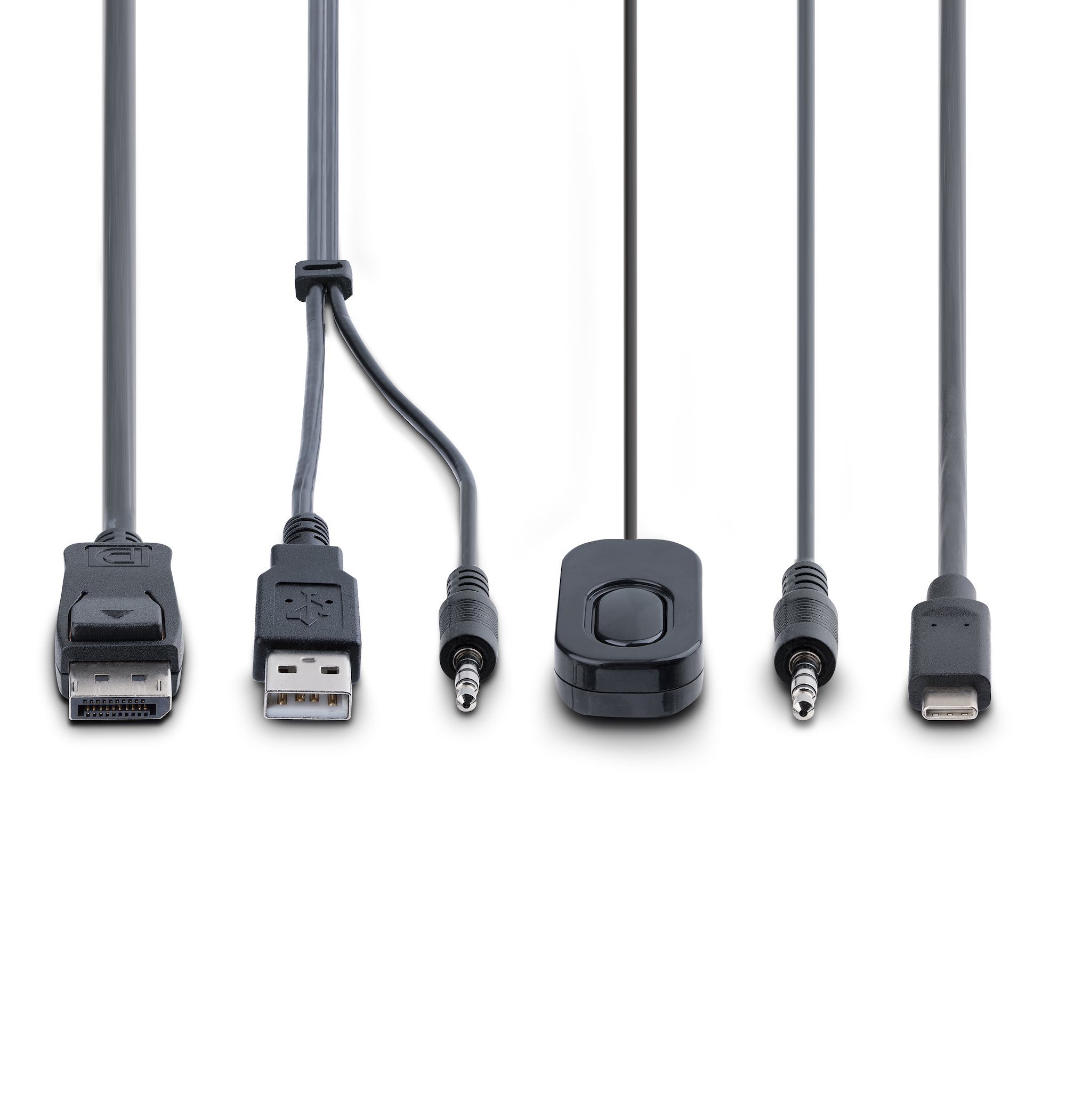 StarTech.com 2-Port Hybrid USB-C DisplayPort Cable KVM Switch, 4K 60Hz, Ansicht 2