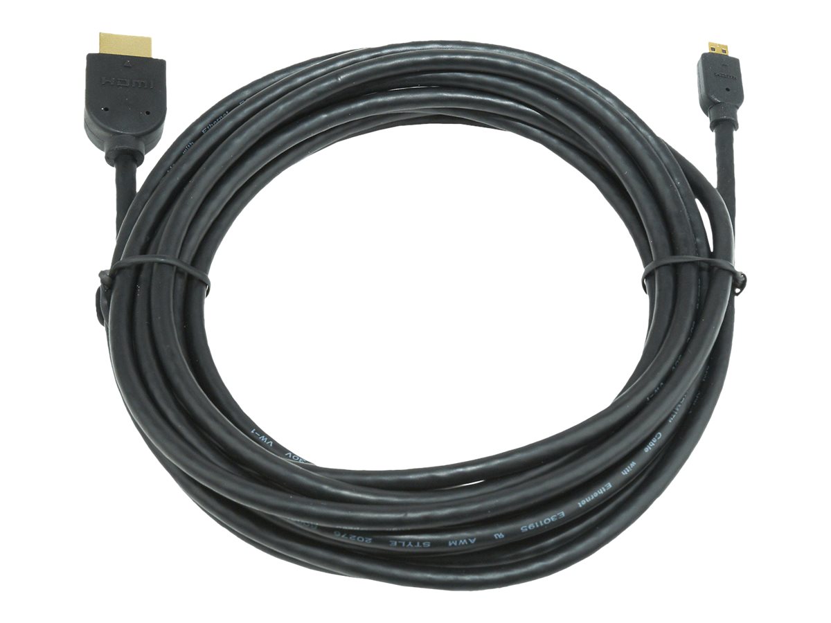 Gembird HDMI-Kabel - 19 pin micro HDMI Type D männlich zu HDMI männlich, Ansicht 4
